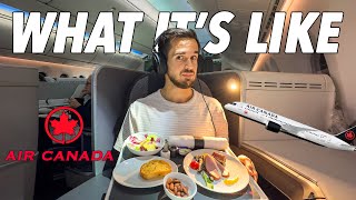 Air Canada Business Class Surprised Me boeing 787 [upl. by Aillemac940]