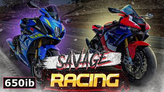 2021 CBR 1000RRR Fireblade SP vs GSXR 1000R amp 2020 S 1000 RR [upl. by Johst]