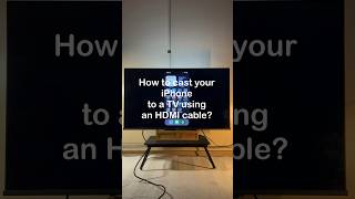 How to cast iPhone to TV using HDMI Cable [upl. by Arad207]