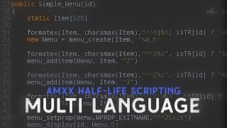 CS16 AMXX Tutorials  How To Add MultiLanguage To Menu Or Hud Like DP GUIDE 🔥 [upl. by Hannazus]