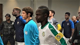 SENEGAL Vs FRANCE  Apres 2002 cest 2020  Le Sénégal joue un match post coupe du monde sr Pes 2018 [upl. by Shayne]