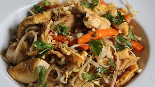 Pad Thai de Pollo Fácil y Rápido  El de las trufas [upl. by Niwdla]