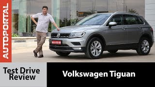 Volkswagen Tiguan Test Drive Review  Autoportal [upl. by Ahcim]