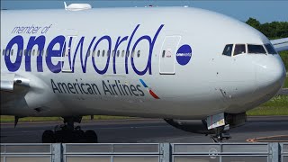 American Airlines Oneworld Livery Boeing 777200ER N791AN Landing at Narita 34R  NRTRJAA [upl. by Ettener]