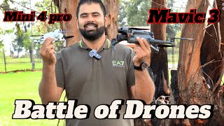 DJI Mini 4 Pro vs Mavic 3 The Ultimate Active Track Battle Who Wins [upl. by Atinnor229]