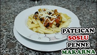 PRATİK PATLICAN SOSLU PENNE MAKARNA TARİFİ  YOK BÖYLE LEZZET  Leyla Şahin [upl. by Haleemaj]