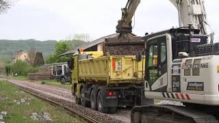 SNCF Réseau  carrefour ferroviaire  modernisation de la ligne entre Turenne et Lamativie [upl. by Akeihsal]