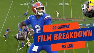 Florida Football DJ Lagways BEST Throws vs LSU amp Reaction [upl. by Ennairb202]