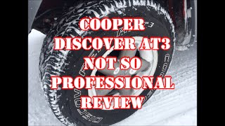 COOPER DISCOVER AT3 NOT SO PROFESSIONAL REVIEW [upl. by Lebar]