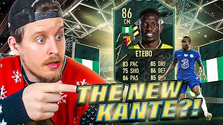 The NEW KANTE 86 Winter Wildcard Etebo Review FIFA 22 Ultimate Team [upl. by Lamiv]