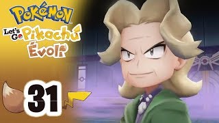 VS AGATHA LIGUE POKEMON   Pokémon Lets Go Evoli 31 [upl. by Liatris605]