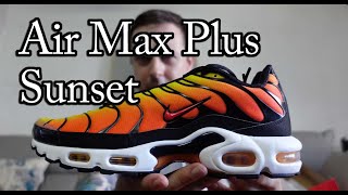 Nike Air Max Plus OG TN Sunset 2024 Release Review And Size Guide [upl. by Ikkaj]