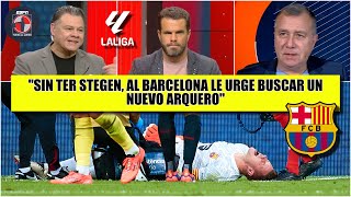 BARCELONA GOLEÓ al VILLARREAL TER STEGEN sufrió DURA LESIÓN ¿Iñaki Peña solución  Fuera de Juego [upl. by Aniled]