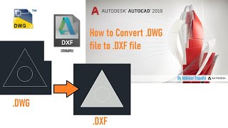 How to Convert DWG File to DXF File  Design Classes [upl. by Prudence]