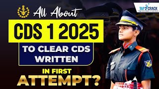 All About CDS 1 2025 Exam Age Qualification Syllabus  How to Clear CDS Exam in First Attempt [upl. by Gearard255]