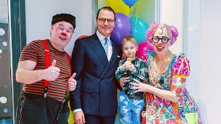 Prince Daniel inaugurated a new childrens hospital ward [upl. by Claudio]