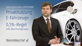 Privatnutzung EFirmenfahrzeuge 05Regel mit Buchungssatz [upl. by Merlin]