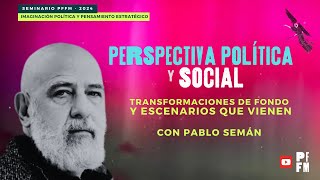 Perspectiva Política y social  Junto a Pablo Semán [upl. by Littlejohn]