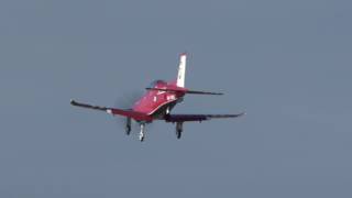 RAAF Pilatus PC21s Arrival into Avalon Airport [upl. by Akirdna]