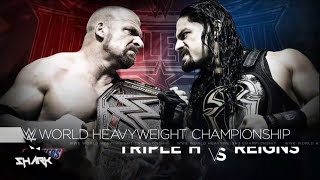 WWE 2K23  Triple H vs Roman Reigns – WWE World Heavyweight Title Match WrestleMania 32 [upl. by Kevan389]