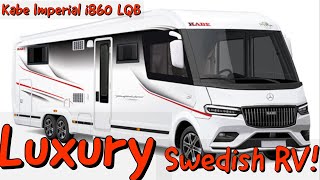 High end luxury RV from Sweden  Kabe Imperial i860 LQB [upl. by Sherie]