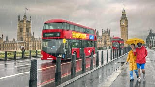 Tourists STILL Love this London Weather Grey amp Rainy Central London Walk  4K HDR 60FPS [upl. by Ahsenat]