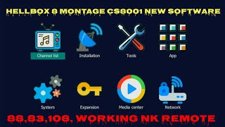 hellobox 8 Montagecs8001 new software update  montage software8883108 working [upl. by Drawd366]