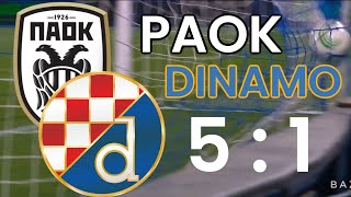 PAOK FC  GNK Dinamo  HIGHLIGHTS [upl. by Einafats]