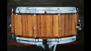 SOLD  PhiDrums 65x14quot Khorla Stave Snare Drum [upl. by Ruenhcs]