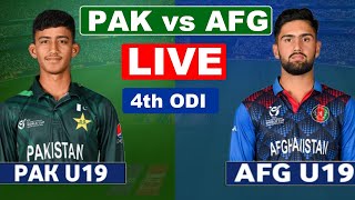 Pakistan u19 Vs Afghanistan u19 Live Cricket Score Commentary PAK vs AFG Live 2nd Innings [upl. by Airamanna]