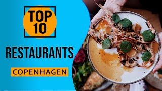 Top 10 Best Restaurants in Copenhagen Denmark [upl. by Irakab56]