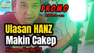 KONTEN ULASAN WAJIB PAKAI TRIPOD amp LED INI UlasanHANZ 8 [upl. by Tama]