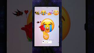 🐝😭💅🙄 emoji mixing digitalart emojichallenge funny shorts [upl. by Ginzburg]