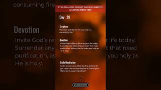 A Consuming Fire ByFaithAlone JourneyThroughHebrews DailyDevotion FaithInAction SpiritualGrowth [upl. by Gayl904]