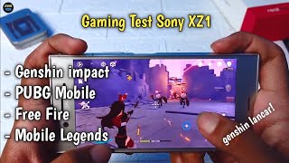 Gaming Test Sony Xperia XZ1 di tahun 2022  Genshin Impact Lancar [upl. by Orpheus752]