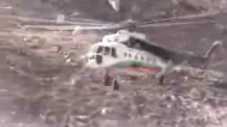 MI 17 helicopter crash [upl. by Meeharbi]