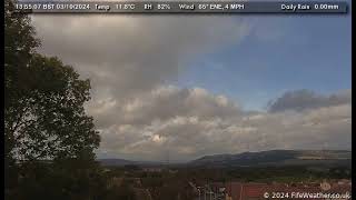 3 October 2024  Lochgelly WeatherCam Timelapse [upl. by Oj]