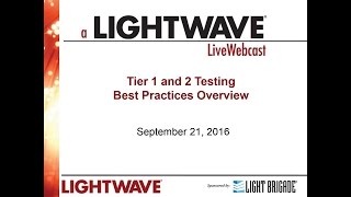 Tier 1 and 2 Testing Best Practices Overview [upl. by Enialahs]