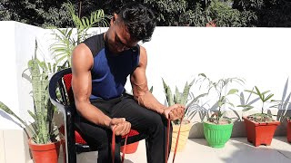 Resistance Band Workout For Arms  Ultimate Home Training  Gain Muscle Fast [upl. by Susej]