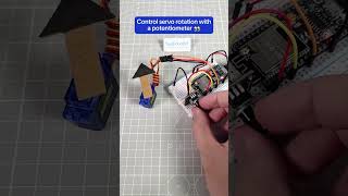 Control a Servo with a Potentiometer on ESP32 🔧 [upl. by Cofsky]