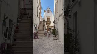 Locorotondo alley litaly Locorotondo apulia puglia italytravel italia italycity travelfamily [upl. by Lleinnad]