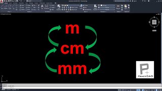 Como Converter unidades de medida no AutoCAD m cm mm [upl. by Shermie785]