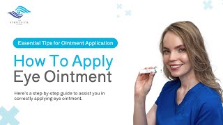 How to Apply Eye Ointment  The Straits Eye Centre [upl. by Ahsatal]