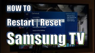 How to restart or reboot a Samsung TV Quick guide [upl. by Hardner]