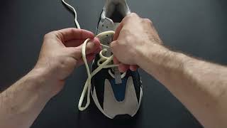 HOW TO LACE ADIDAS YEEZY BOOST 700 LOOSELY [upl. by Aronson]