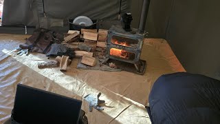 i setup my kodiak canvas tent in under a minute [upl. by Enaira]