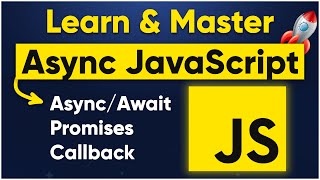 Asynchronous JavaScript in Easiest Way  Async await Promises Callback [upl. by Eornom]