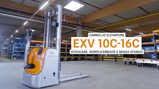 Carrello elevatore EXV 10C16C Stoccare semplicemente e senza sforzo [upl. by Nob467]