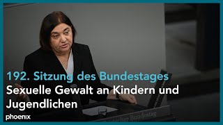 Bundestagsdebatte Sexuelle Gewalt an Kindern und Jugendlichen am 11102024 [upl. by Assir131]