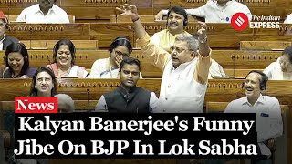 Kalyan Banerjees Hilarious Jibe at BJPs 400 Paar Slogan in Lok Sabha [upl. by Nnyllatsyrc]